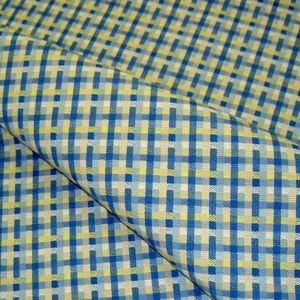 Vintage Weave Pattern Clarence Bluebell Fabric